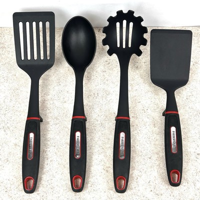 Farberware Soft Grip 4-Piece Black Kitchen Utensil Set