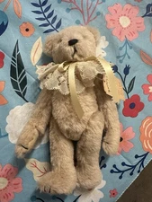 Vintage Mohair Teddy Bear By Bears N Things Fully Jointed Furbelows Hockenberry