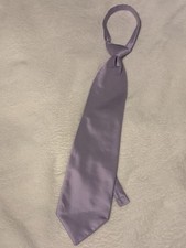 Men  s Pre-Tied Lavender Satin Neck Tie   Adjustable Formal Wedding Prom