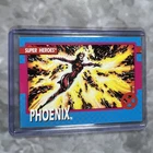 X-Men Marvel Vintage 1992 Impel Card & Top Loader #5 Phoenix