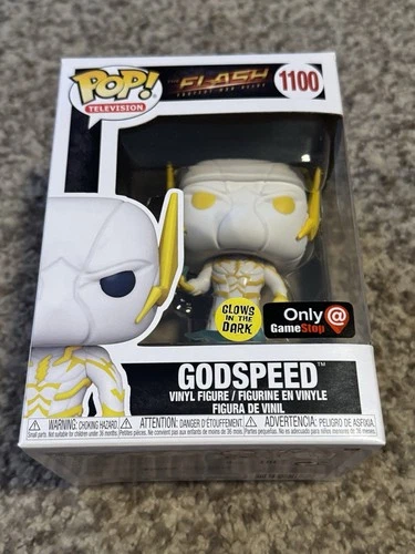 Funko Pop! The Flash TV: Godspeed #1100 Glow-in-the-dark ~ GameStop Exclusive