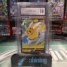CGC 10 GEM MINT Japanese Pokemon 2021 Pikachu V 020/028 S8a 25th Anniversary