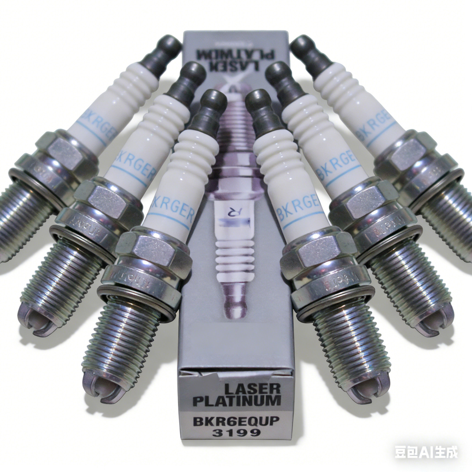 6 pc NGK 3199 BKR6EQUP Laser Platinum Spark Plugs for PK20TT IK20TT FR7DQP