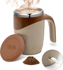 Rechargeable Self Stirring Coffee Mug Automatic Mixing Cup Stainless Steel
