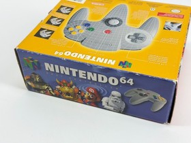 New Official Gray Controller Complete in BOX! (Nintendo 64 N64) * Never Used *
