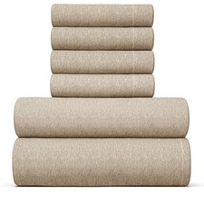 Cal King Sheets Set 6 Piece - Includes 4 Pillowcases - Bed Sheets Cal King Si...