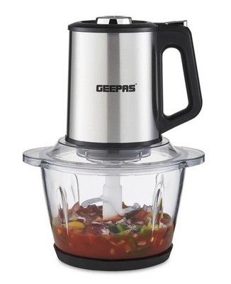 Küchenmaschine Zerkleinerer Fleisch Gemüse Multi Mixer 1,2L Glas 400W