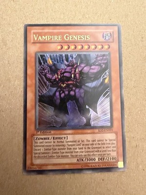 Vampire Genesis SD2-EN001 Structure Deck: Zombie Madness 1st Edition | eBay