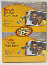 Kodak Ultra Premium Photo Paper 4 x 6 Inches High Gloss 200 Sheets New Sealed