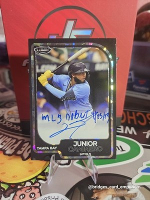 2024 Pulse Lumin Junior Caminero Autograph Card #LA-JCA With Inscription 1/1