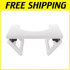 Foldable Bamboo Toilet Stool, Non-Slip Strip, 400lb Capacity