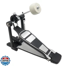 CashBeat Single Bass Drum Pedal, Single Chain Drive, Adjustable Beater Head a
