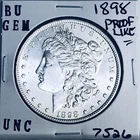 1898 BU GEM MORGAN SILVER DOLLAR UNC MS+++ U.S. MINT RARE COIN 7526
