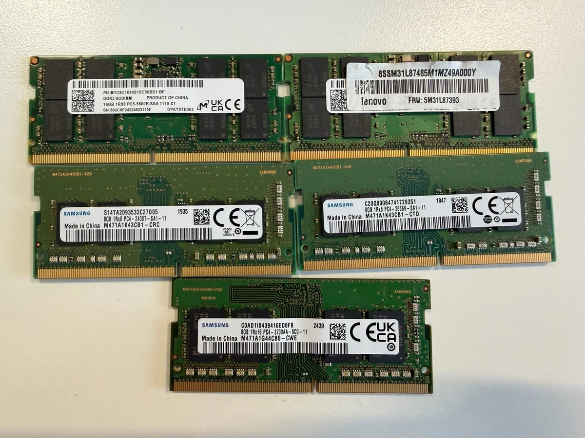 Las mejores ofertas en Samsung DDR4 SDRAM de 8 GB de capacidad