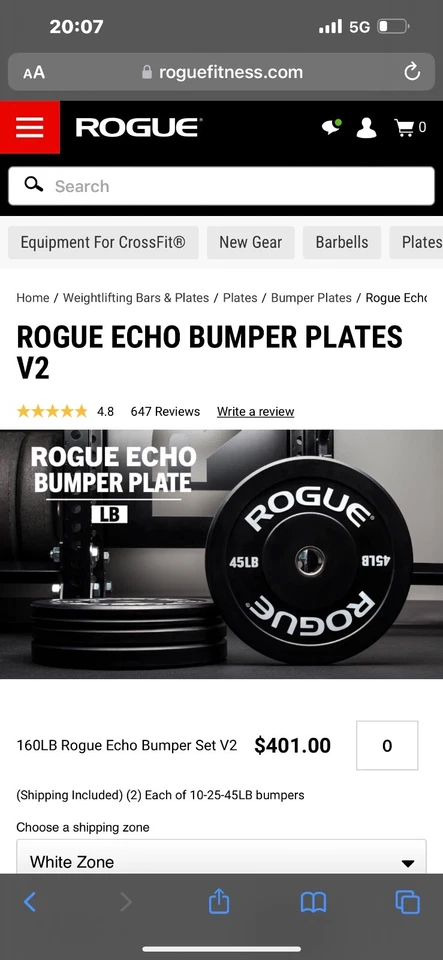 Body Solid Leverage Gym still in boxes. Also is 260 lbs Rogue Bumper Plate set. - Image 4 of 4