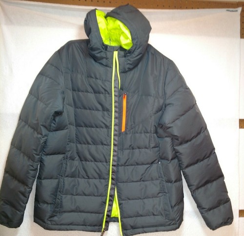 Spyder Mens Jacket Gray/ Neon Green 