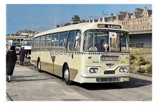 ptc9036 - Yelloway Bus Reg.4639 DK, at Coach Rally, Blackpool c1963 - print 6x4