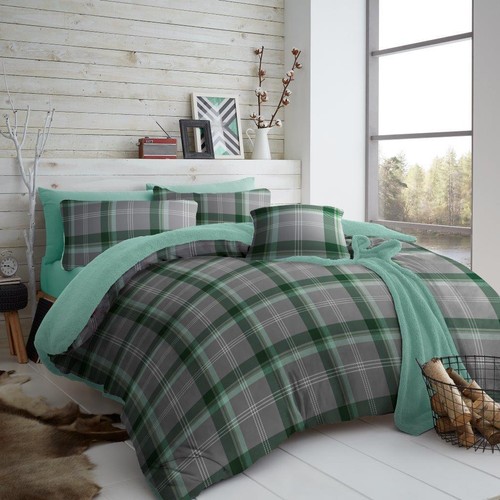 Teddy Bear Fleece Duvet Cover Fluffy Warm Cosy Quilt Thermal Sherpa Bedding Set - Picture 14 of 100