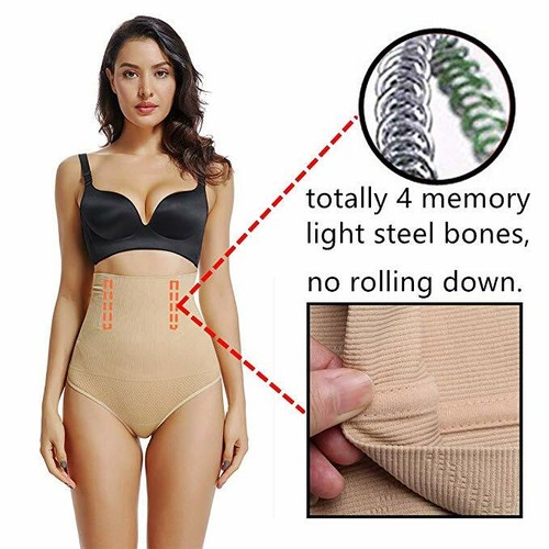Fajas Reductora Damen High Waist Bauch Kontrolle Panty Body Shaper Shapewear Slip - Bild 6 von 21