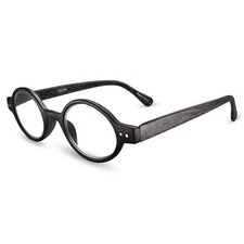 Must-Have Small Retro Round Frame Reading Glasses Women Men | Wood Tone Readers