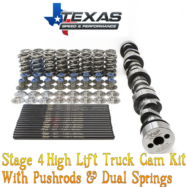 Texas Speed TSP Stage 4 High Lift Truck Cam Kit With Springs & Pushrods