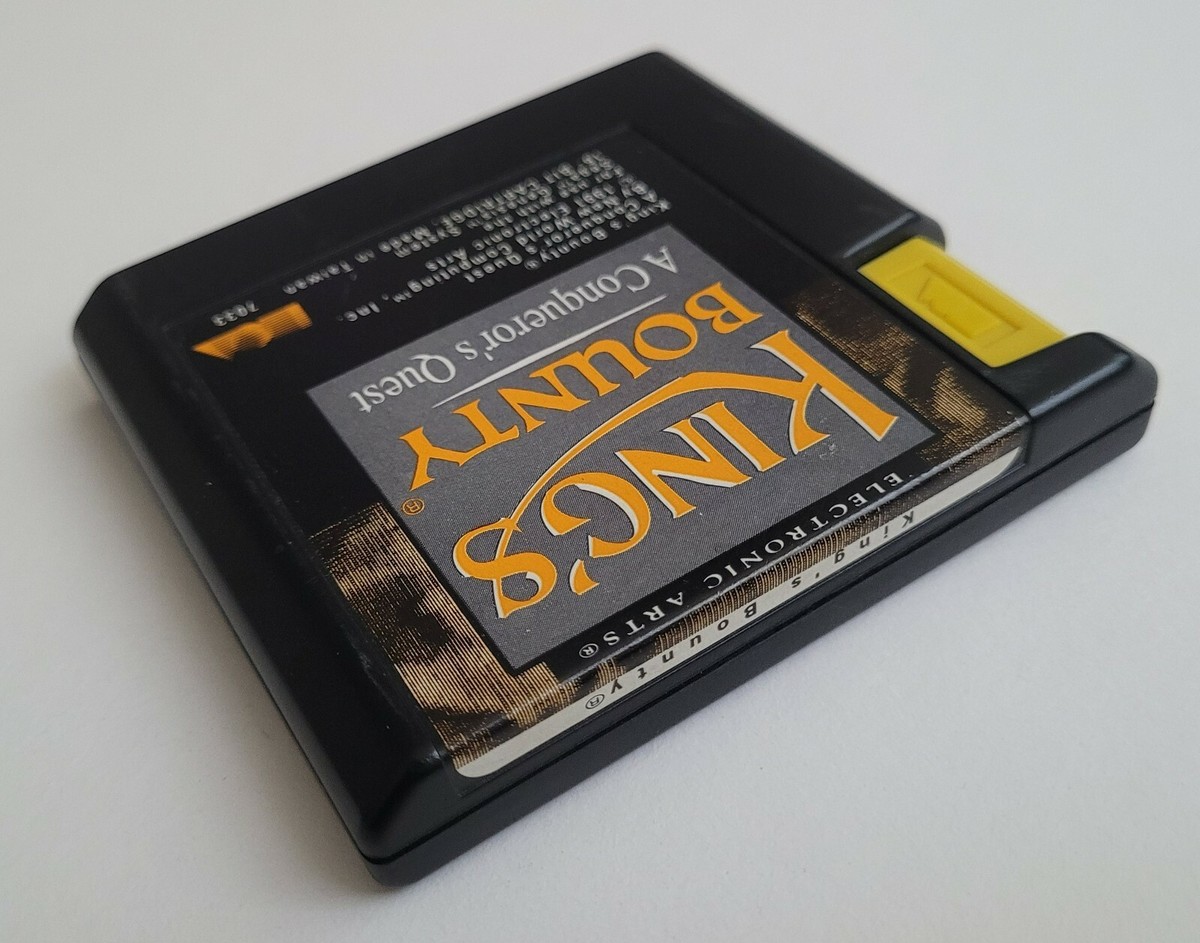 Jeu SEGA Mega Drive – King's Bounty : A Conqueror's Quest (PAL, Version Anglaise) – Cartouche Seule En Bon état