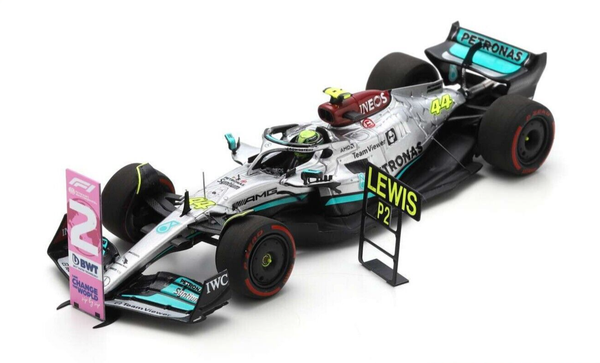 Mercedes Amg W13 E Lewis Hamilton #44 2Nd Brazilian Gp 2022 S8556 Spark 1/43 F1-image