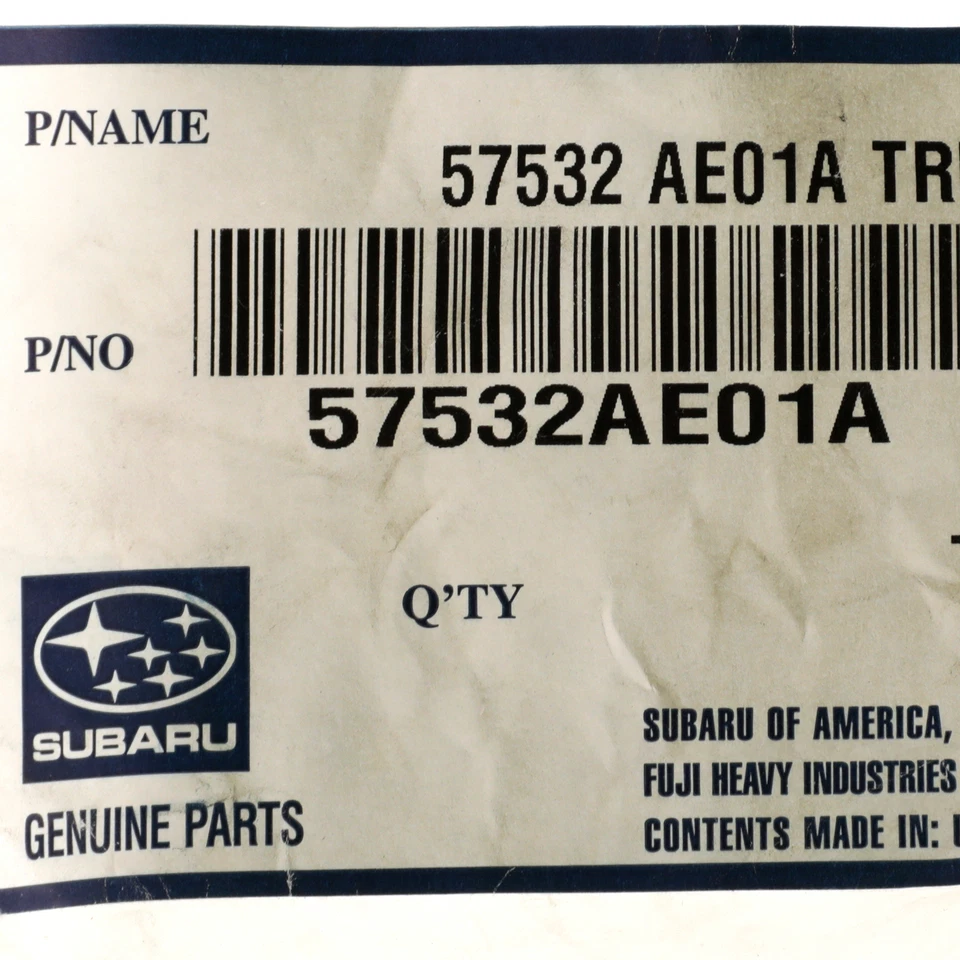 Sello de impermeabilización de maletero Subaru Legacy Outback 2000-2004 OEM NUEVO 57532AE01A Foto 3 de 3