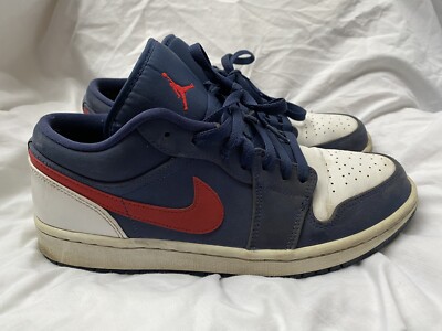 jordan 1 low midnight navy red