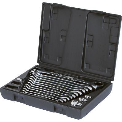 KS TOOLS RATSCHEN-RINGGABELSCHLÜSSELSATZ 19 8 VERCHROMT | 503.4266