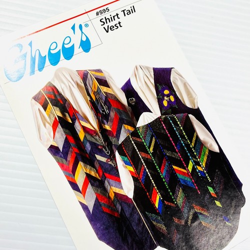 Shirt Tail Vest PATTERN #595 by Ghee's, Quilter's Vest Pattern, Patchwork Vest - Bild 8 von 8