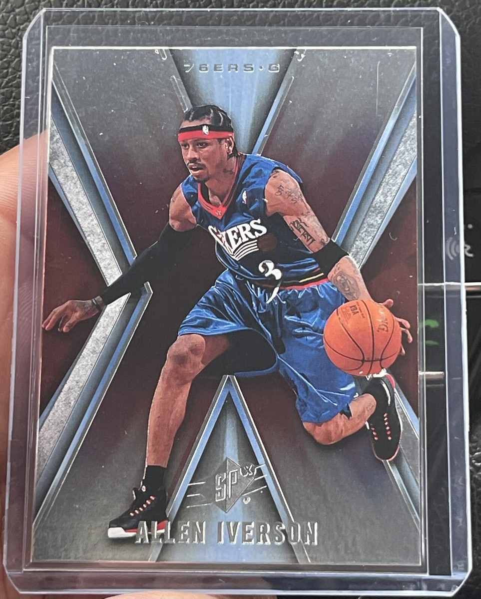 2005 Upper Deck SPx Allen Iverson #65 76ers HOF