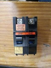 Lot of 4 FPE Federal Pacific Stab-Lok NA220 20 Amp 2 Pole  Breaker THICK