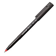 60042 uni-ball Onyx Stick Roller Ball Pen, Red Ink, Micro 0.5mm, Pack of 1