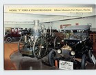 Postcard Model T Ford & Steam Fire Engine Edison Museum Fort Myers Florida USA