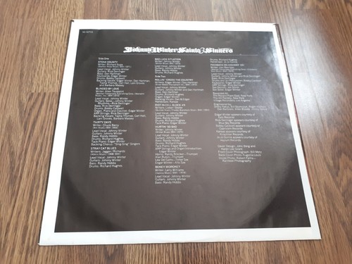 JOHNNY WINTER - SAINTS & SINNERS LP 1974 USA COLUMBIA EX - Picture 5 of 8