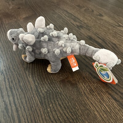Wild Republic Ankylosaurus Dinosaur Plush – 15 Inch Realistic Stuffed Animal, Surface Washable, Soft & Cuddly - View #3