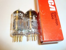 One Pair 6922 / E88CC Tubes, By Siemens, one Made For RCA, Holy Grille of Tubes