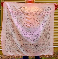 SALE! 18 Colors! Giant Extra Large Texas Size Paisley Bandana  42x42