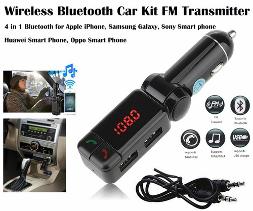 Wireless Bluetooth Car Kit FM 