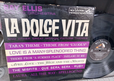 JAZZ LP, RAY ELLIS, 	LA DOLCE VITA	,	LPM-2410,  VG+, SPIN CLEANED !!