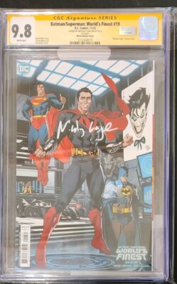 Batman/Superman: World's Finest #19 Signed By NICOLAS CAGE CGC SS