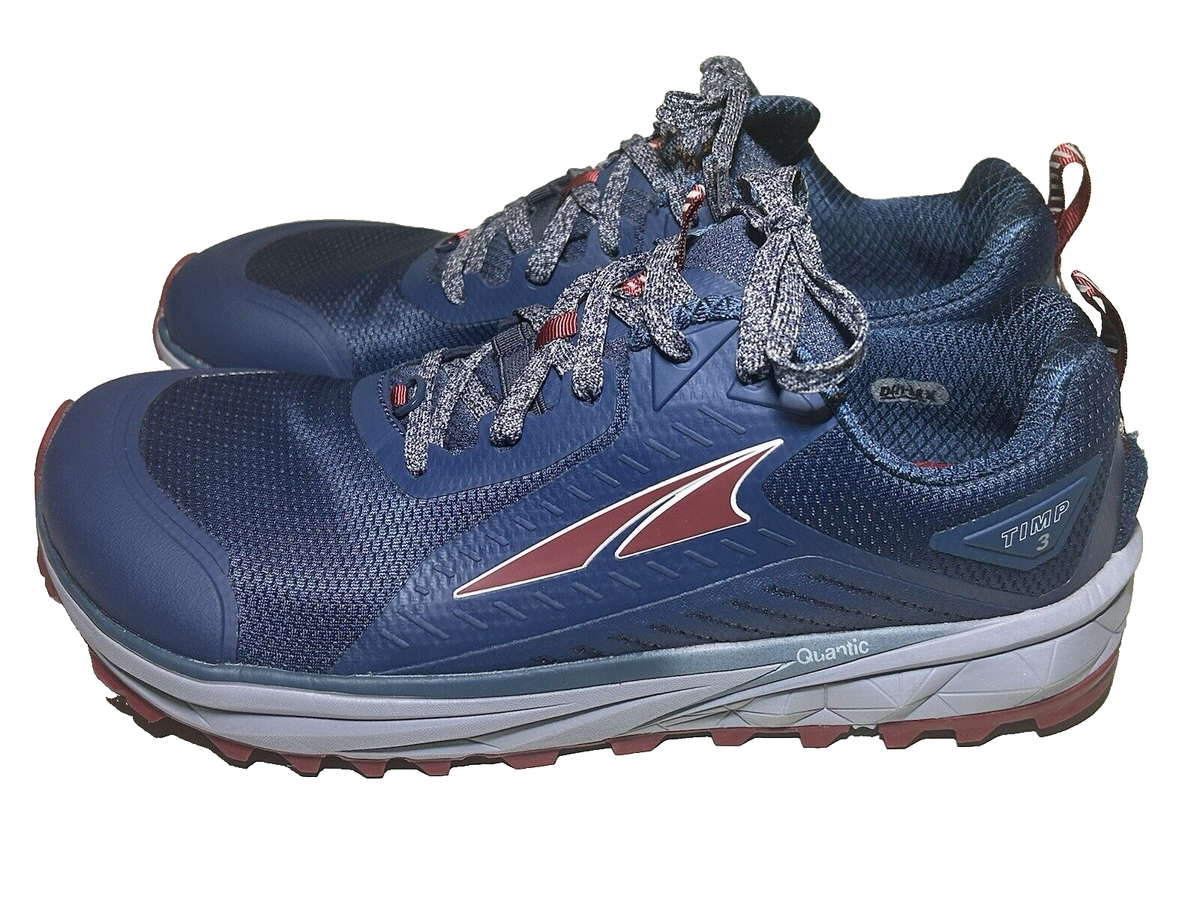 ALTRA Mens Size 9.5 TIMP 3 Trail Running Shoe Majolica Blue