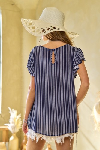 Neu mit Etikett Designer bestickt Plus Davi Boho marineblau Flatter Blumen Bauerntop 1X 2X 3X - Bild 4 von 5