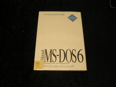 Microsoft Ms-Dos 6 Plus erweiterte Tools prägnantes Benutzerhandbuch