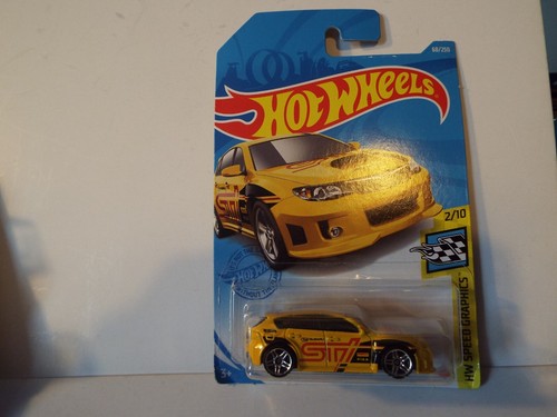 HOTWHEELS SUBARU WEX STI LONG CARD