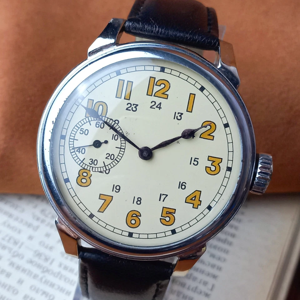 Vintage Men's Wrist Watch ZIM Soviet Mechanical Watch USSR Serviced - Image 3 of 4