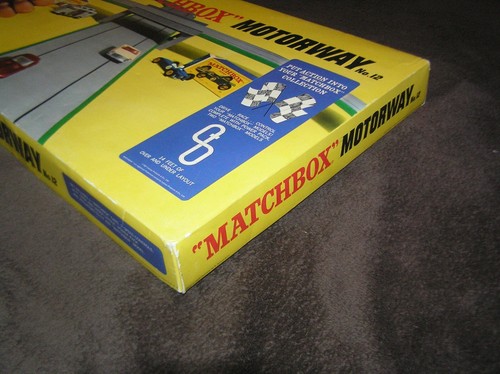 Vintage Matchbox Lesney Motorway #12 Slot Car Action Set NICE DISPLAY w BOXES SR - Picture 5 of 15