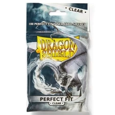 100 Dragon Shield Perfect Fit Inner Card Sleeves Clear Standard Card Protection