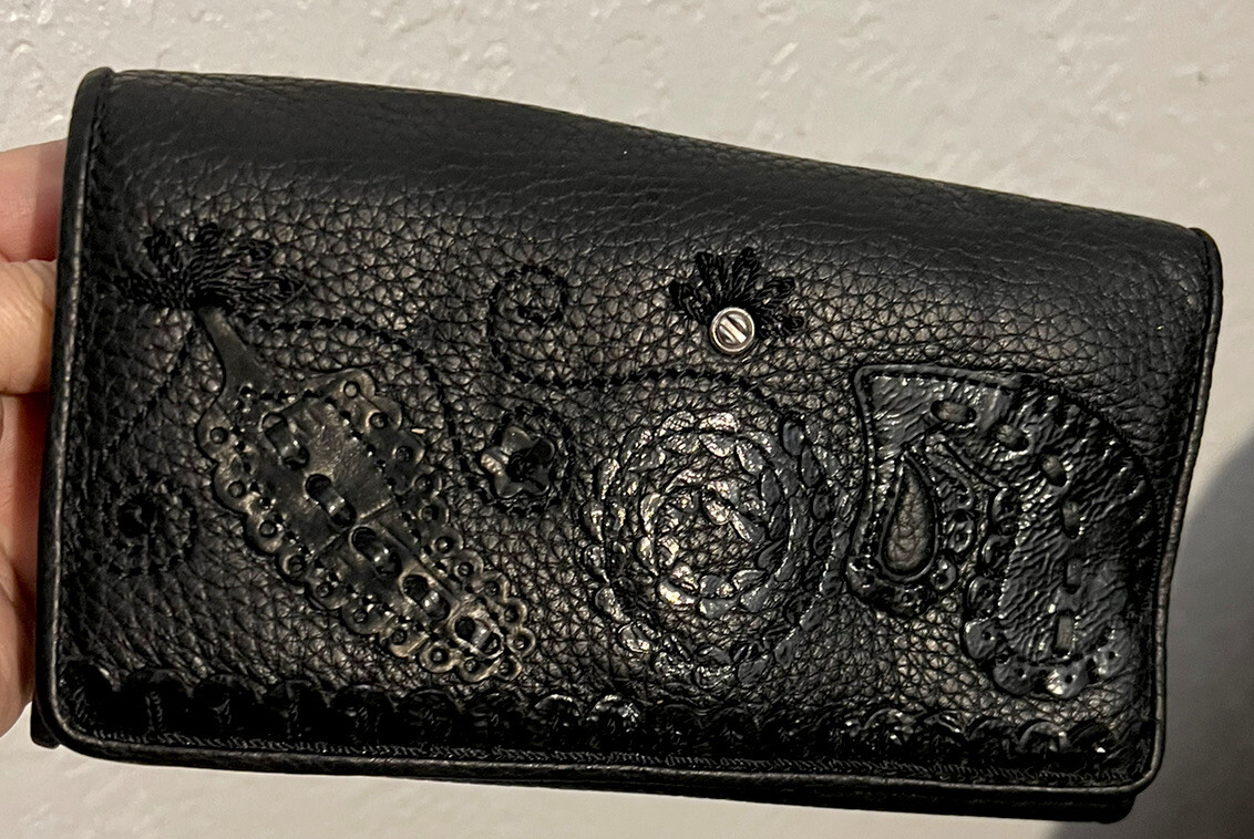 PONY PORTAFOGLIO BRIGHTON MELANIA ~ Profugo PIZZO ~ Organizer PORTAFOGLIO in pelle MustangGirl64 5